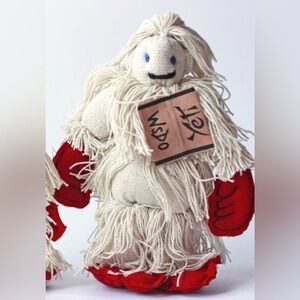 WSDO Himalayan Yeti Cotton Doll Nepal Snowman Fairtrade